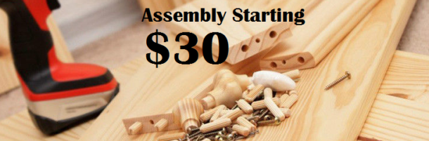 Furniture assembly cost $30