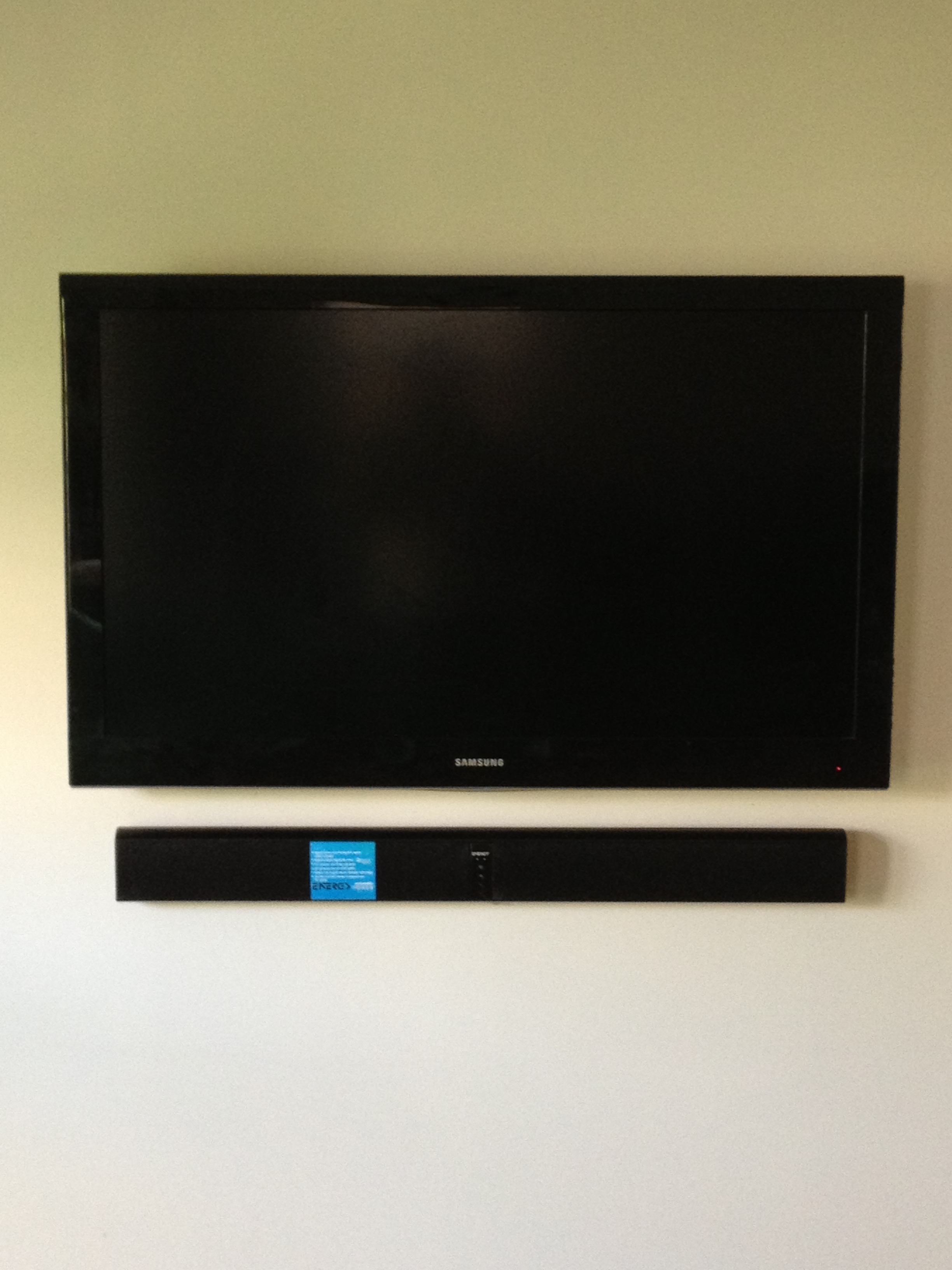 Flat screen tv installation